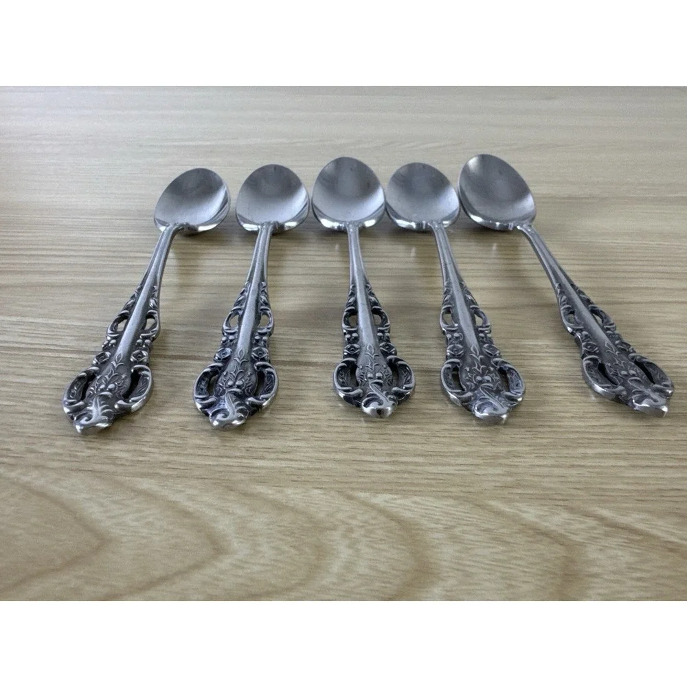 Vintage Stanley Roberts Lady Joann Teaspoons 6 1/4